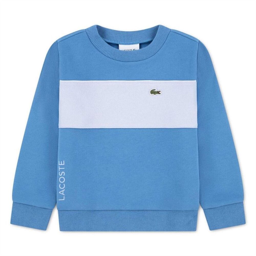 Lacoste Childrens/Kids Colour Block Sweatshirt / Blue